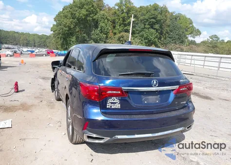 2017 Acura Mdx Technology Package z USA, uszkodzony, nr VIN 5J8YD4H52HL006960